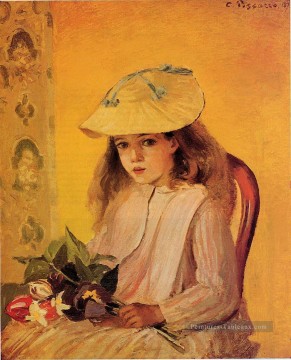 portrait de jeanne 1872 Camille Pissarro Peinture à l'huile